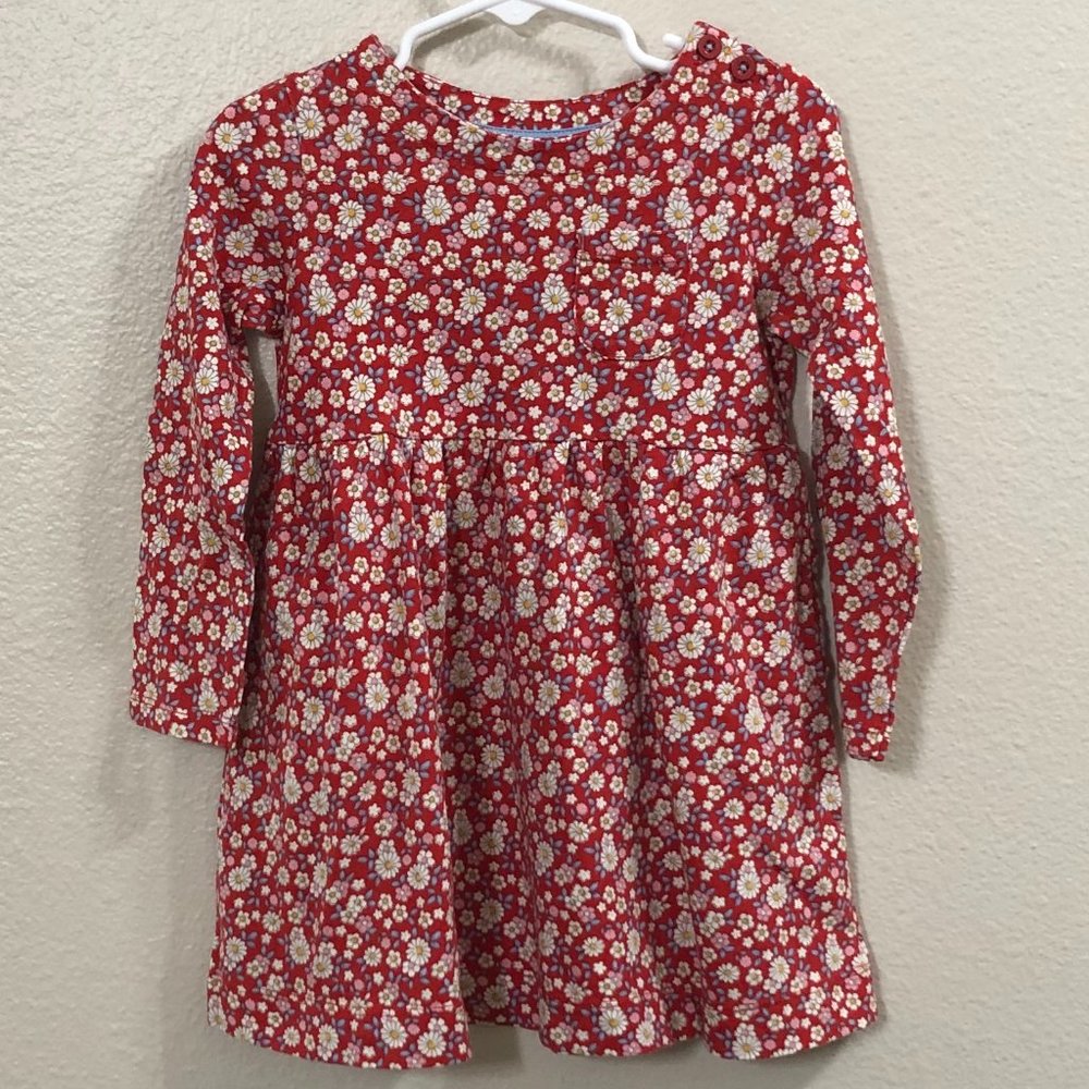 Mini Boden Dress Cotton Size 2 3 Floral Dress